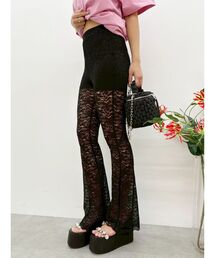 EVRIS | 【ウエストゴム・2サイズ】レースフレアパンツ(その他パンツ)