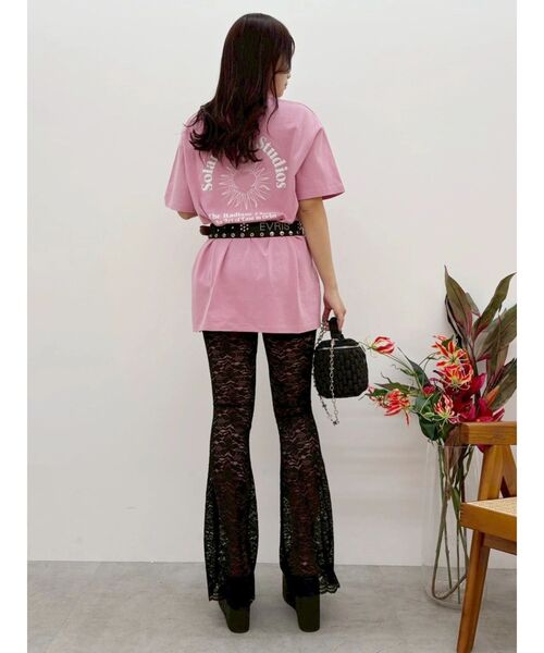 EVRIS(エヴリス)の「【ウエストゴム・2サイズ】レースフレアパンツ(その他パンツ・レディース・ブラウン/ブラック・MEDIUM/SMALL)」の17枚目の写真