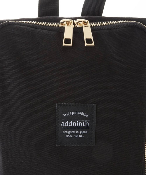 AddNinth(アドナインス)の「ウォッシュキャンバスラウンドファスナーリュックS(バックパック/リュック・レディース・マスタード・FREE)」の2枚目の写真