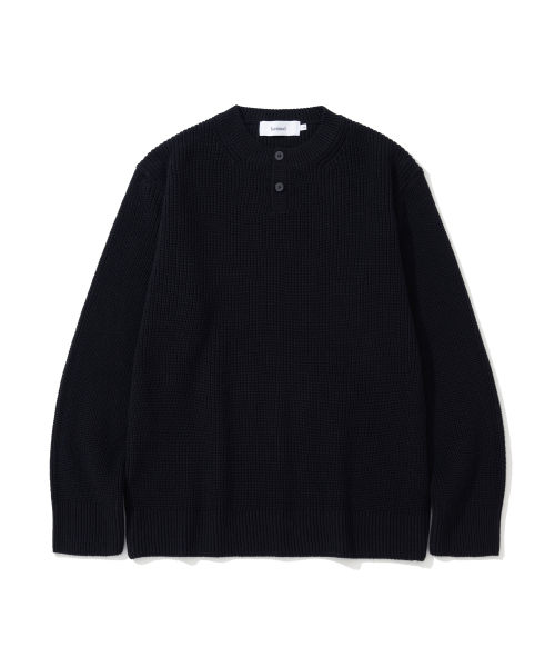 KNITTED(ニッティド)の「コットンヘンリーネックワッフルニットBLACK(ニット/セーター・レディース・その他・MEDIUM/LARGE/X-LARGE)」の17枚目の写真