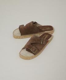 Calzanor（カルザノール）の「calzanor/別注 スエード サンダル / エスパドリーユ（サンダル）」