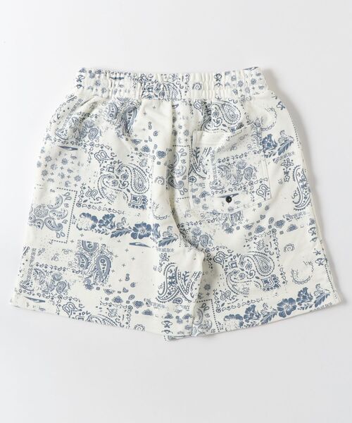 Quiksilver(クイックシルバー)の「QUIKSILVER/クイックシルバー ハーフパンツ ショートパンツ スウェットショーツ ペイズリー柄 フリース生地 セットアップ対応 QWS262004(その他パンツ・メンズ・ブルー系その他/ホワイト系その他・M/L)」の3枚目の写真