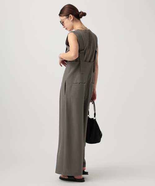 BAYFLOW（ベイフロー）の「サスペンダーサロペット（サロペット/オーバーオール・レディース・ブラック/グレー・SMALL/MEDIUM）」の19枚目の写真