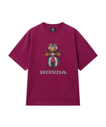 Super Cub Ride Bear Short Sleeve Red