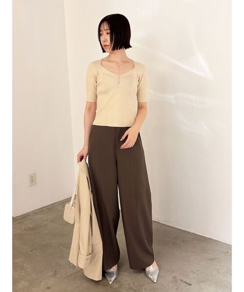 LAGUNAMOON(ラグナムーン)の「バレルパンツ 【夏服】(その他パンツ・レディース・ブラウン/モカ・MEDIUM/SMALL)」の16枚目の写真