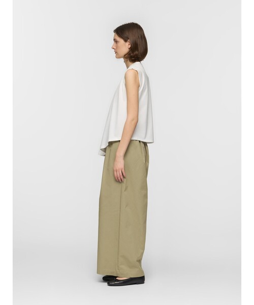mizuiroind(ミズイロインド)の「mizuiro ind ベルトワイドチノパンツ(その他パンツ・レディース・ブラック/グレー/ベージュ/オフホワイト/ホワイト系その他2・FREE)」の16枚目の写真