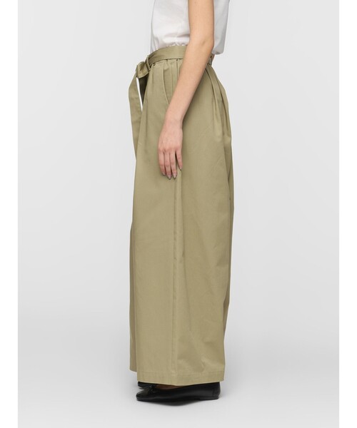 mizuiroind(ミズイロインド)の「mizuiro ind ベルトワイドチノパンツ(その他パンツ・レディース・ブラック/グレー/ベージュ/オフホワイト/ホワイト系その他2・FREE)」の8枚目の写真