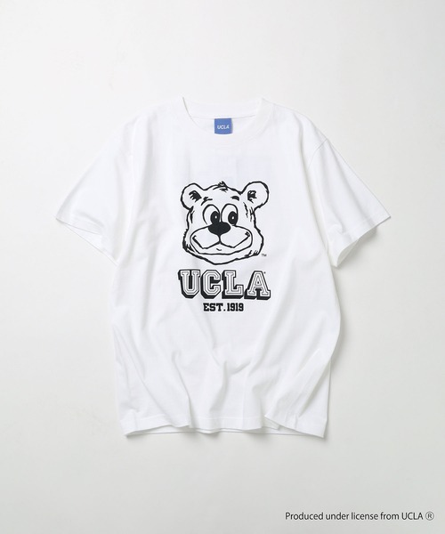CALIFORNIA HAVE A NICE TIME !(カリフォルニアハブァナイスタイム)の「UCLA HEAVY WEIGHT T-SHIRT 厚手 6.6oz クルーネック ユニセックス コットン100% 半袖(Tシャツ/カットソー・メンズ・ホワイト/ブルーグレー/スミクロ・M/L/XL)」の21枚目の写真