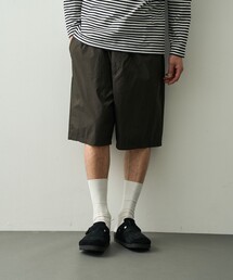 PORTER CLASSIC（ポータークラシック）の「【PORTER CLASSIC/ポータークラシック】PC-035-3943-0020/BROWN/POPLIN EASY SHORTS（その他パンツ）」