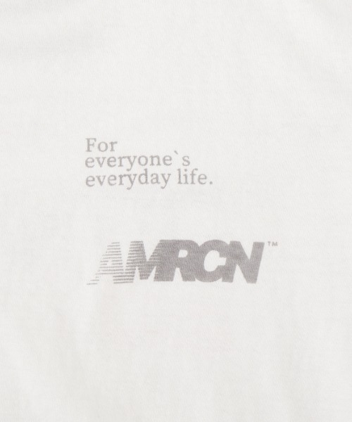 AMERICANA（アメリカーナ）の「[Americana/アメリカーナ]  americana バックプリントＴシャツ（Tシャツ/カットソー・レディース・ブルー/グレー/ホワイト・ONE SIZE）」の17枚目の写真