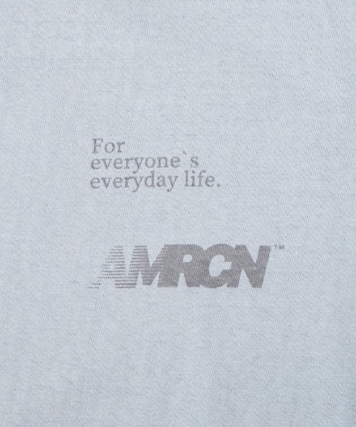 AMERICANA（アメリカーナ）の「[Americana/アメリカーナ]  americana バックプリントＴシャツ（Tシャツ/カットソー・レディース・ブルー/グレー/ホワイト・ONE SIZE）」の22枚目の写真
