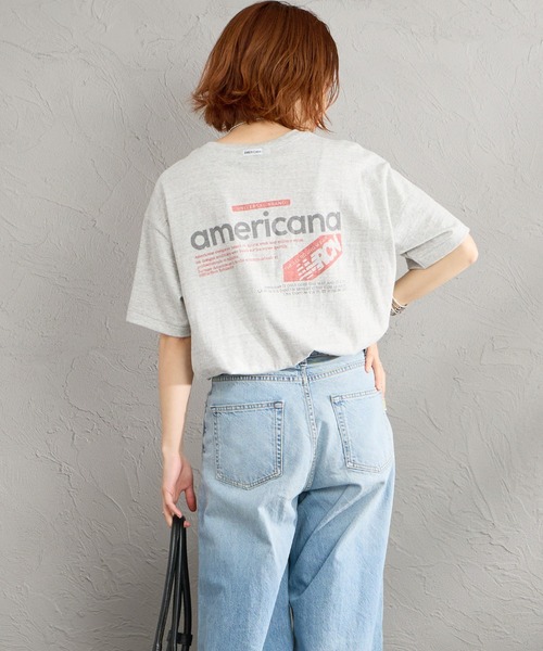 Americana/アメリカーナ] americana バックプリントTシャツ（Tシャツ