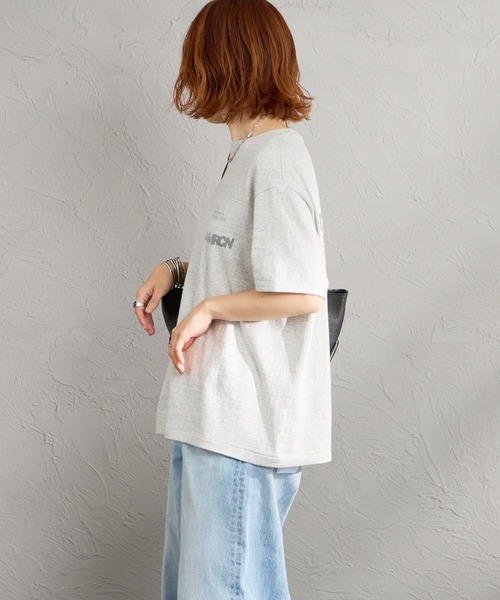 AMERICANA（アメリカーナ）の「[Americana/アメリカーナ]  americana バックプリントＴシャツ（Tシャツ/カットソー・レディース・ブルー/グレー/ホワイト・ONE SIZE）」の11枚目の写真