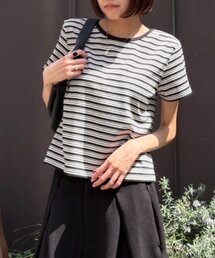 マルチボーダー2WAYコンパクト半袖T