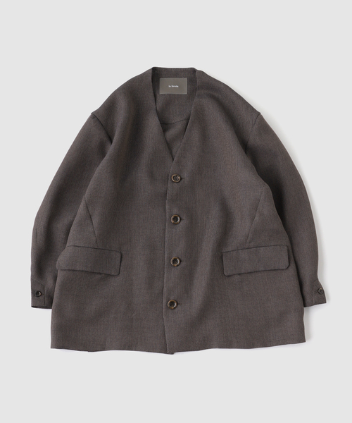 EDIFICE(エディフィス)の「la favola (ラ ファ―ボラ) 別注 Karami Cardigan JK(その他アウター・メンズ・ブラウン・FREE/1/2)」の1枚目の写真