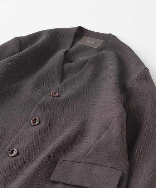 EDIFICE(エディフィス)の「la favola (ラ ファ―ボラ) 別注 Karami Cardigan JK(その他アウター・メンズ・ブラウン・FREE/1/2)」の3枚目の写真