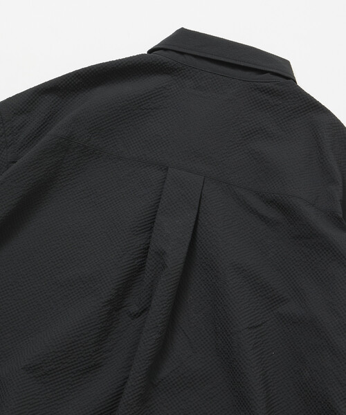FREAK'S STORE(フリークスストア)の「<UVカット・接触冷感・吸水速乾> AiRide/エアライド リラックスフィット 異素材ポケット シアサッカーシャツ 限定展開(シャツ/ブラウス・メンズ・ブラック/ブラウン/チャコールグレー/ネイビー・SMALL/MEDIUM/LARGE)」の12枚目の写真
