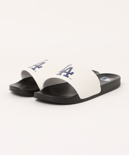 MLB(メジャーリーグベースボール)の「MLB(ドジャース)シャワーサンダル06_BK×WH・XL(サンダル・レディース・ブラック×ホワイト・XL)」の1枚目の写真