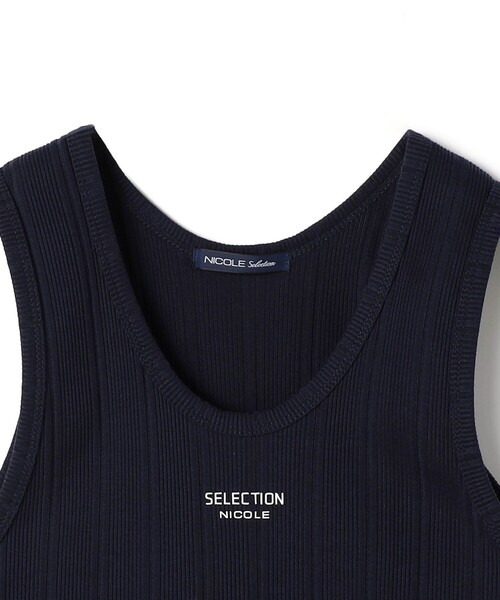 NICOLE selection(ニコルセレクション)の「ロゴプリントタンクトップ(タンクトップ・メンズ・その他3/ネイビー/ブラック/その他2/ホワイト・L/XL/M)」の7枚目の写真