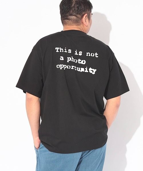 SAKAZEN(サカゼン)の「Tシャツ 半袖 メンズ 大きいサイズ ストレッチ クルーネック カットソー Girl with balloon BRANDALISED (ブランダライズド)(Tシャツ/カットソー・メンズ・ホワイト/ブラック・X1(3L~4L)/X2(4L~5L)/X3(6L~7L))」の10枚目の写真