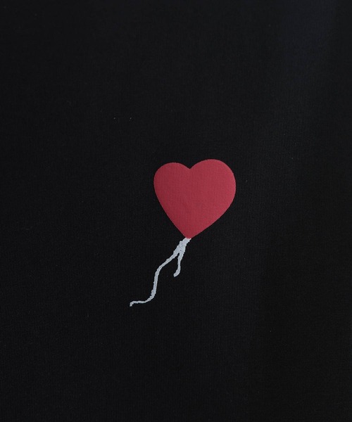 SAKAZEN(サカゼン)の「Tシャツ 半袖 メンズ 大きいサイズ ストレッチ クルーネック カットソー Girl with balloon BRANDALISED (ブランダライズド)(Tシャツ/カットソー・メンズ・ホワイト/ブラック・X1(3L~4L)/X2(4L~5L)/X3(6L~7L))」の18枚目の写真