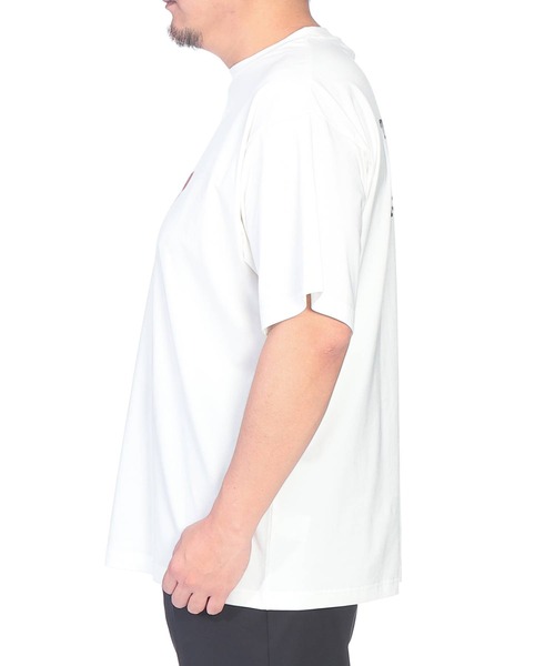SAKAZEN(サカゼン)の「Tシャツ 半袖 メンズ 大きいサイズ ストレッチ クルーネック カットソー Girl with balloon BRANDALISED (ブランダライズド)(Tシャツ/カットソー・メンズ・ホワイト/ブラック・X1(3L~4L)/X2(4L~5L)/X3(6L~7L))」の20枚目の写真