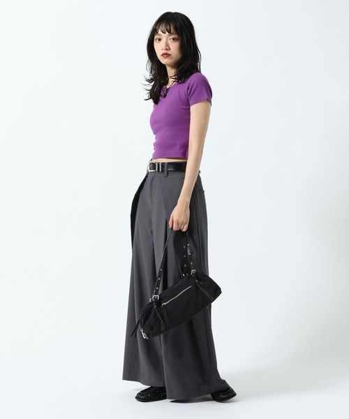 PAGEBOY(ページボーイ)の「スクエアトゥビットローファー(ローファー・レディース・パイソン/ブラック・LARGE/MEDIUM)」の7枚目の写真