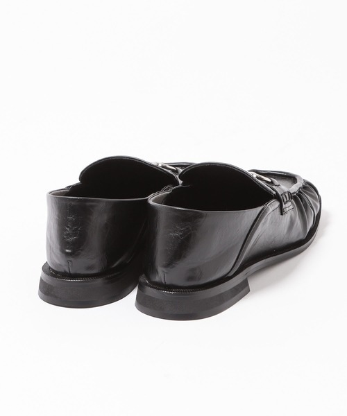 PAGEBOY(ページボーイ)の「スクエアトゥビットローファー(ローファー・レディース・パイソン/ブラック・LARGE/MEDIUM)」の9枚目の写真