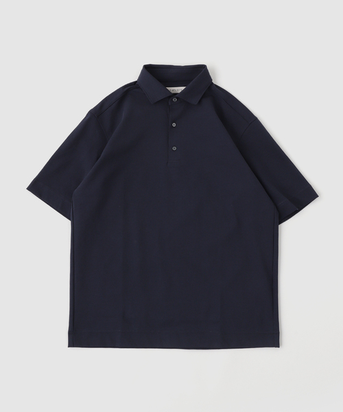 B.C STOCK(ベーセーストック)の「MULTI FUNCTION 32G PONTE S/S ポロシャツ(ポロシャツ・メンズ・ホワイト/ブラック/ネイビー・SMALL/MEDIUM/LARGE/X-LARGE)」の21枚目の写真