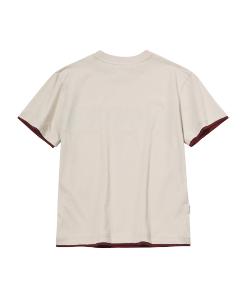 SPORT CHAMBER(スポーツチャンバー)の「SCスペクトラムTシャツ(ライトベージュ)(Tシャツ/カットソー・レディース・その他・1/2/3)」の2枚目の写真