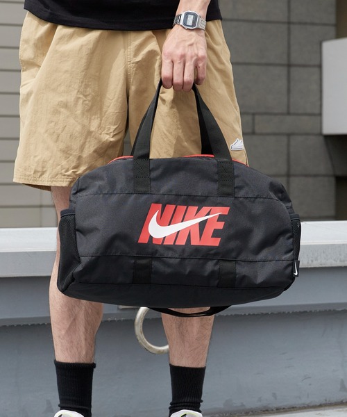 NIKE(ナイキ)の「NIKE/ナイキ SS26 ボストンプールバッグ ブランドロゴ 2WAY仕様 2026年 夏 夏服(ボストンバッグ・メンズ・ミント/ラベンダー/ブラック×ホワイト/ブラック×レッド・FREE)」の12枚目の写真