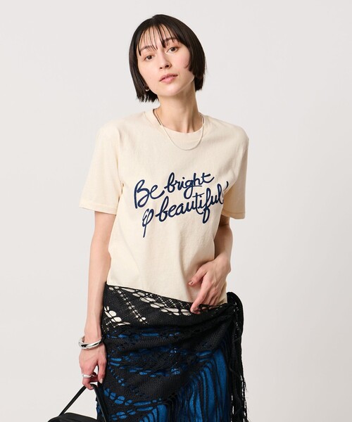 MIXTA(ミクスタ)の「【別注】<MIXTA>B/BEAUTIFL Tシャツ(Tシャツ/カットソー・レディース・ナチュラル・S)」の2枚目の写真