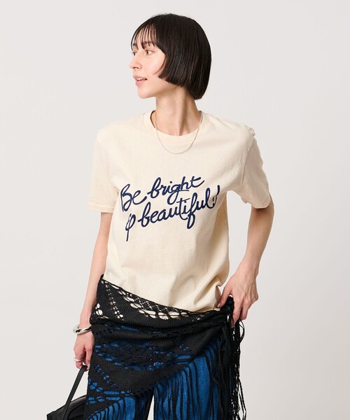 MIXTA(ミクスタ)の「【別注】<MIXTA>B/BEAUTIFL Tシャツ(Tシャツ/カットソー・レディース・ナチュラル・S)」の3枚目の写真