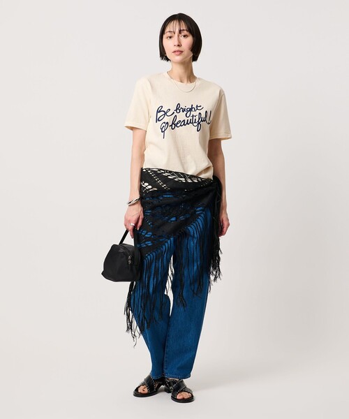 MIXTA(ミクスタ)の「【別注】<MIXTA>B/BEAUTIFL Tシャツ(Tシャツ/カットソー・レディース・ナチュラル・S)」の4枚目の写真