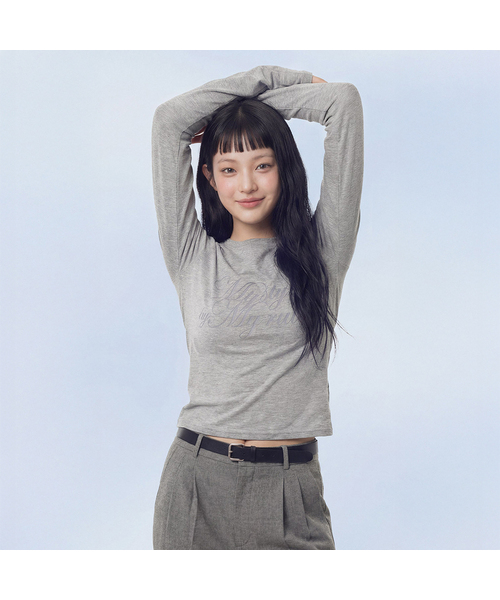 MASMARULEZ APPAREL(マスマルールズ アパレル)の「Fingerhole Raglan Long Sleeve_3 Colors(Tシャツ/カットソー・レディース・ブラック/ホワイト/グレー系その他・ONE SIZE)」の3枚目の写真