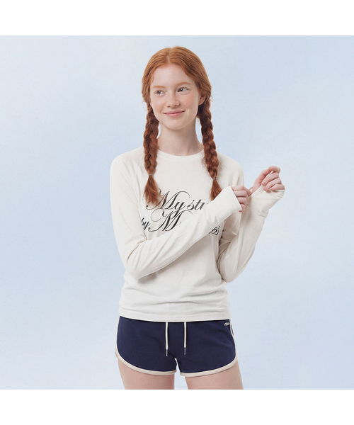 MASMARULEZ APPAREL(マスマルールズ アパレル)の「Fingerhole Raglan Long Sleeve_3 Colors(Tシャツ/カットソー・レディース・ブラック/ホワイト/グレー系その他・ONE SIZE)」の2枚目の写真