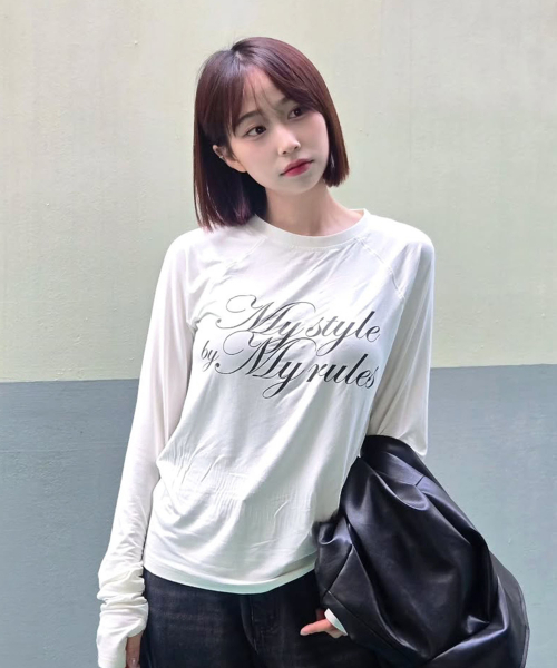 MASMARULEZ APPAREL(マスマルールズ アパレル)の「Fingerhole Raglan Long Sleeve_3 Colors(Tシャツ/カットソー・レディース・ブラック/ホワイト/グレー系その他・ONE SIZE)」の15枚目の写真