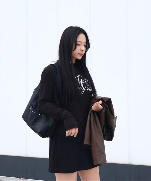 MASMARULEZ APPAREL(マスマルールズ アパレル)の「Fingerhole Raglan Long Sleeve_3 Colors(Tシャツ/カットソー・レディース・ブラック/ホワイト/グレー系その他・ONE SIZE)」の19枚目の写真