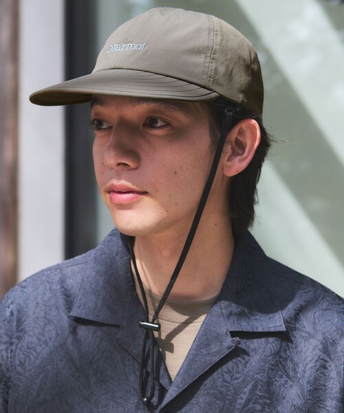 MARMOT(マーモット)の「【別注】<Marmot>ロング ビル キャップ 帽子(キャップ・メンズ・ダークグレー/ブラック/ダークブラウン・FREE)」の1枚目の写真
