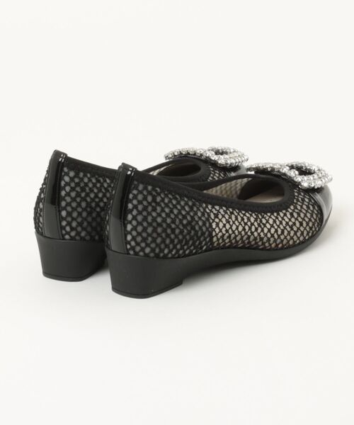 Bridget Birkin(ブリジットバーキン)の「【Bridget Birkin Walk】ビジューモチーフメッシュパンプス (55223B)(パンプス・レディース・ホワイト系その他/ブラック系その他・23/24/24.5/22.5/23.5)」の3枚目の写真