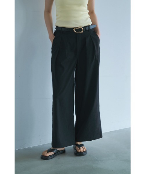 marjour(マージュール)の「STRETCH WIDE PANTS(その他パンツ・レディース・ブラック・M)」の1枚目の写真