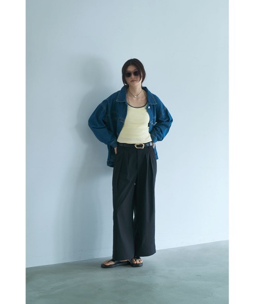 marjour(マージュール)の「STRETCH WIDE PANTS(その他パンツ・レディース・ブラック・M)」の19枚目の写真