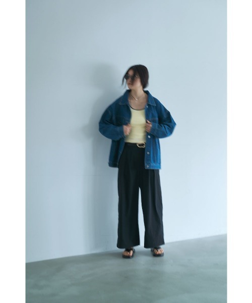 marjour(マージュール)の「STRETCH WIDE PANTS(その他パンツ・レディース・ブラック・M)」の20枚目の写真