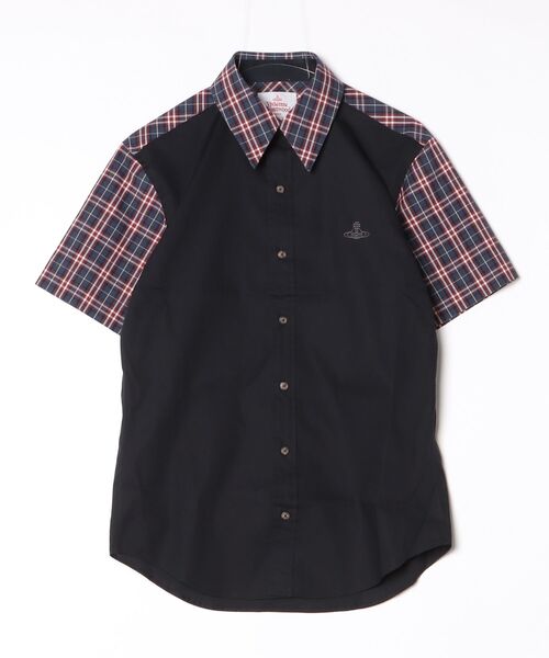 DETAILED CHECK SHORT SLEEVE SHIRT（シャツ/ブラウス）｜Vivienne