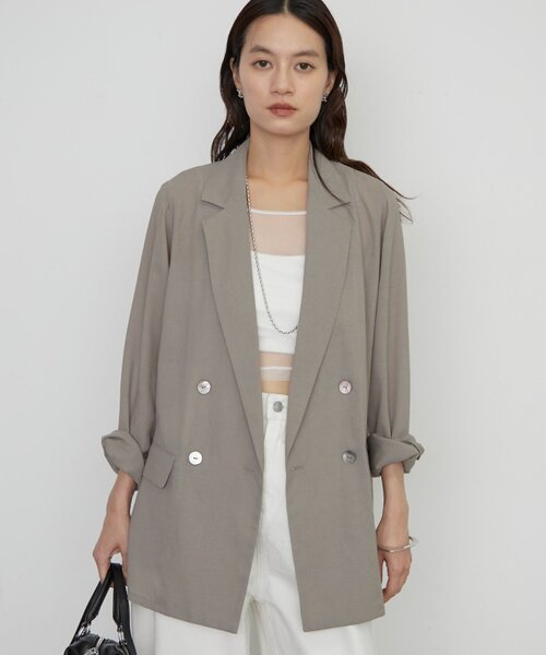 LOUNGEDRESS(ラウンジドレス)の「【earthy_/アーシー】カップ付きチュールタンク(タンクトップ・レディース・オフホワイト/ブラック・SMALL/MEDIUM/LARGE)」の20枚目の写真