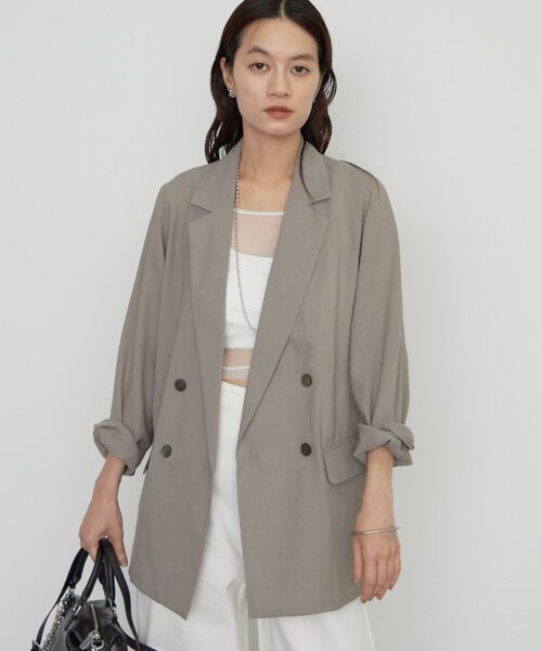 LOUNGEDRESS(ラウンジドレス)の「【earthy_/アーシー】カップ付きチュールタンク(タンクトップ・レディース・オフホワイト/ブラック・SMALL/MEDIUM/LARGE)」の19枚目の写真