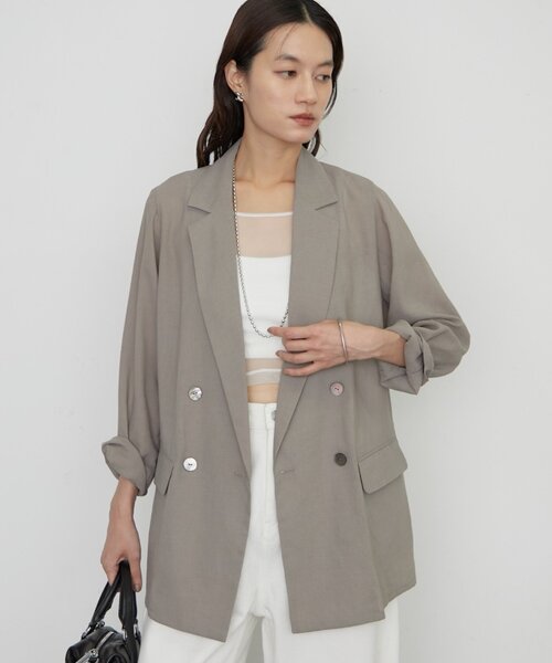 LOUNGEDRESS(ラウンジドレス)の「【earthy_/アーシー】カップ付きチュールタンク(タンクトップ・レディース・オフホワイト/ブラック・SMALL/MEDIUM/LARGE)」の18枚目の写真