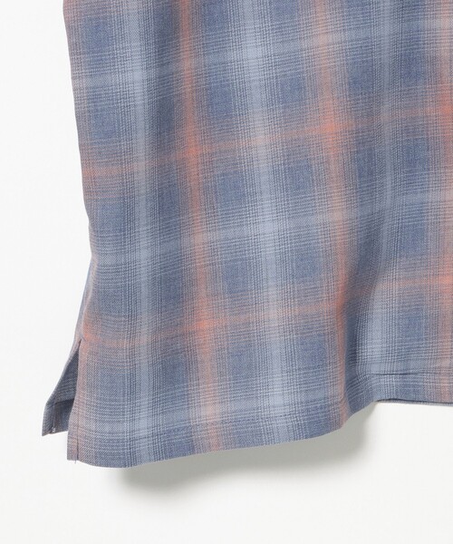 BEAMS HEART(ビームスハート)の「【7/9値下げ】杢調チェック オープンカラー ショートスリーブ シャツ(シャツ/ブラウス・メンズ・ネイビー/ベージュ・SMALL/MEDIUM/LARGE)」の16枚目の写真