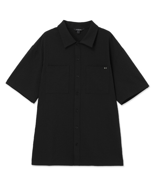 Guess(ゲス)の「MENS Woven Shirt シャツ 半袖(シャツ/ブラウス・メンズ・ブラック・MEDIUM/LARGE/X-LARGE/XX-LARGE)」の1枚目の写真
