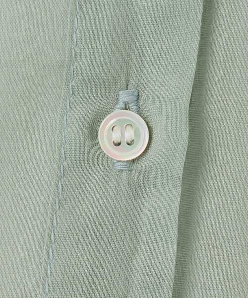 plage(プラージュ)の「《追加》fluffy sheer シャツ 2(シャツ/ブラウス・レディース・カーキ/ホワイト/グリーン/ネイビー・FREE)」の7枚目の写真